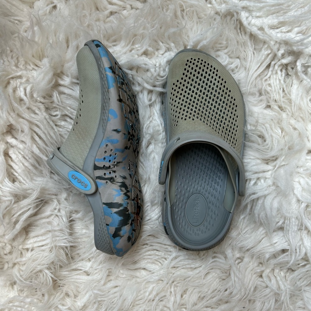 Literide 360 Marbled Clogs - Light Grey Oxygen